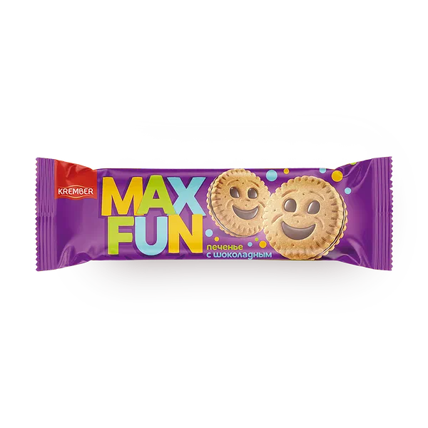 Печенье Krember Max Fun с какао начинкой