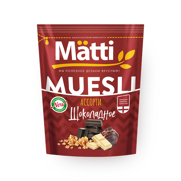 Мюсли Matti Шоколадное ассорти