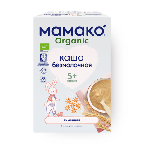 Каша безмолочная ячменная «Мамако» Organic c 5 месяцев