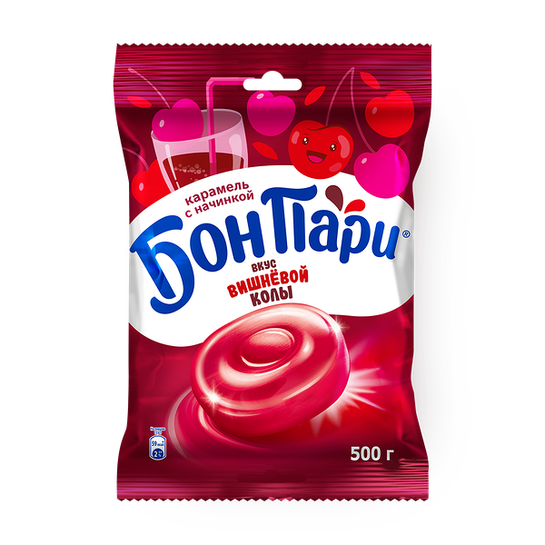 Леденцы «Бон Пари» вишня-кола