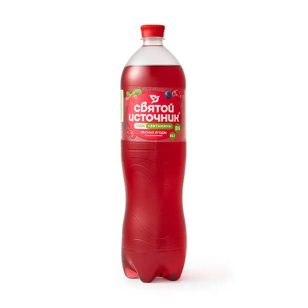 Напиток с соком «Святой источник» лесные ягоды газированный