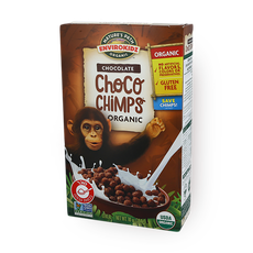 Choco Chimps Organic corn balls with added cocoa