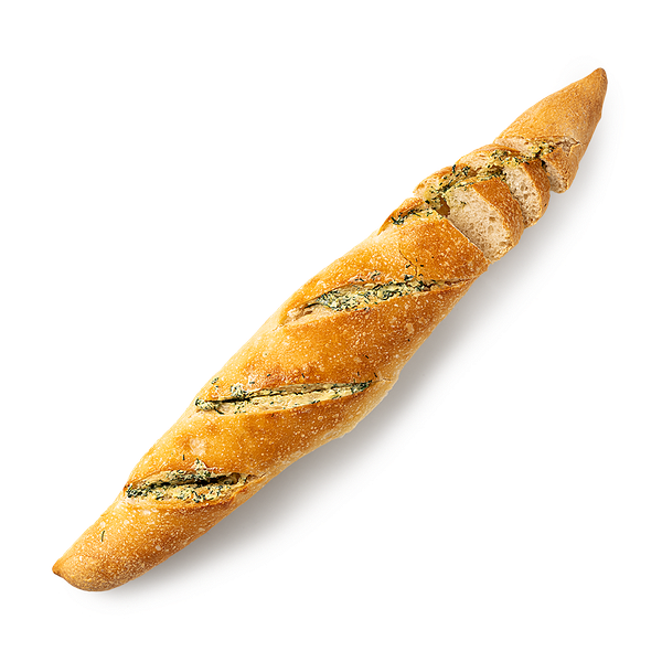 Багет французский с чесноком и зеленью