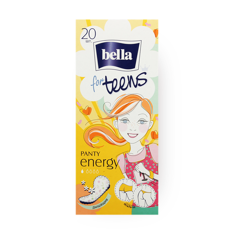 Прокладки ежедневные Bella Panty For Teens Energy Deo