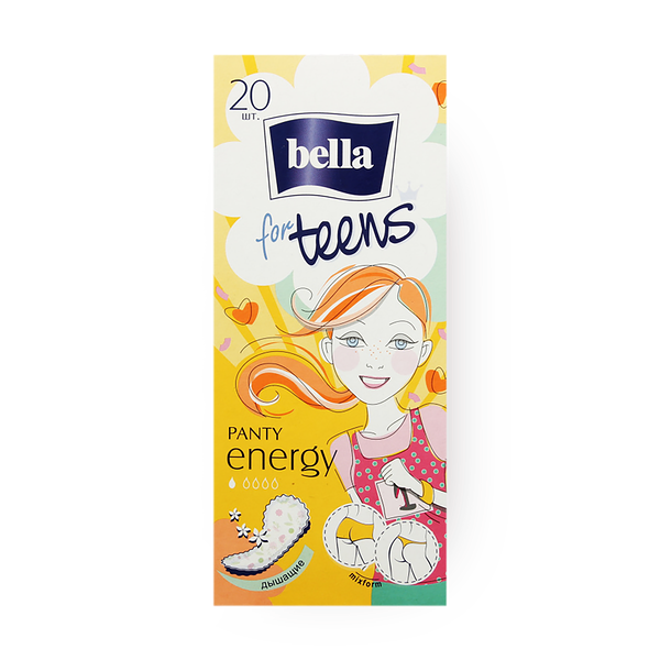 Прокладки ежедневные Bella Panty For Teens Energy Deo