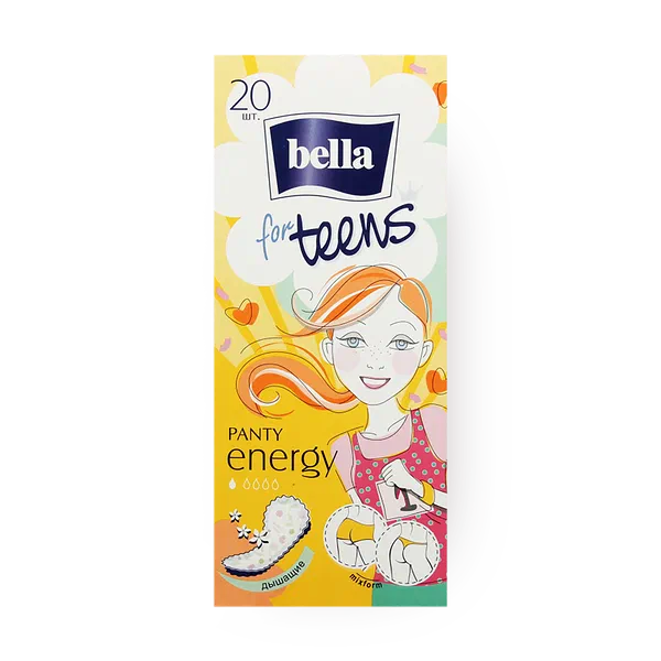Прокладки ежедневные Bella Panty For Teens Energy Deo