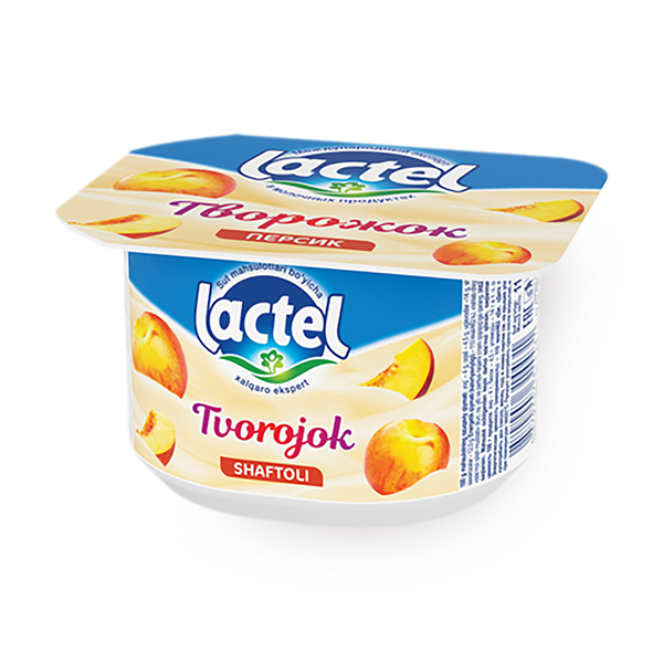 Крем-творожный Персик Lactel 4%