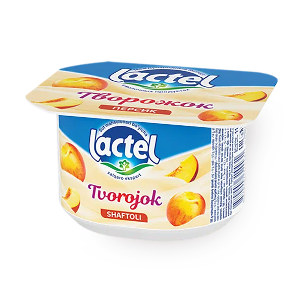 Крем-творожный Персик Lactel 4%