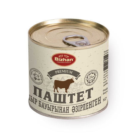 Паштет из говяжьей печени «Бижан»
