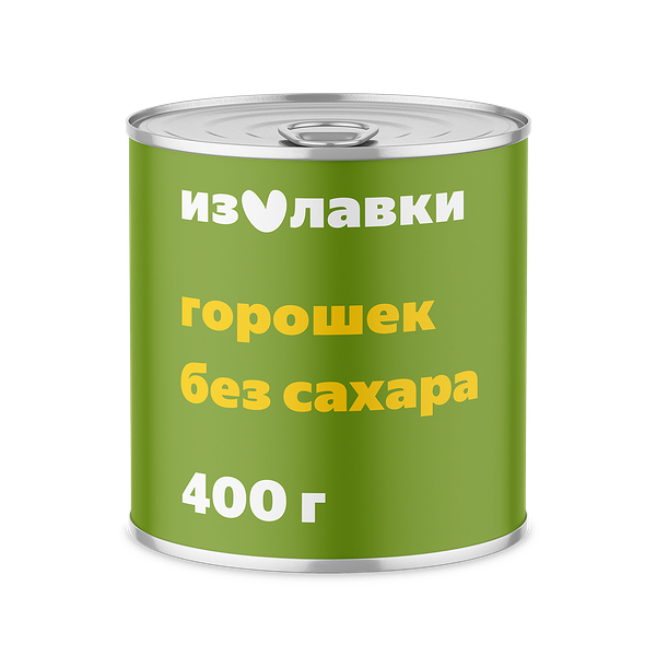 Горошек зелёный молодой «Из Лавки» без сахара