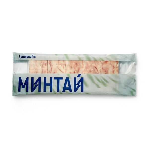 Минтай филе Borealis блочное замороженное