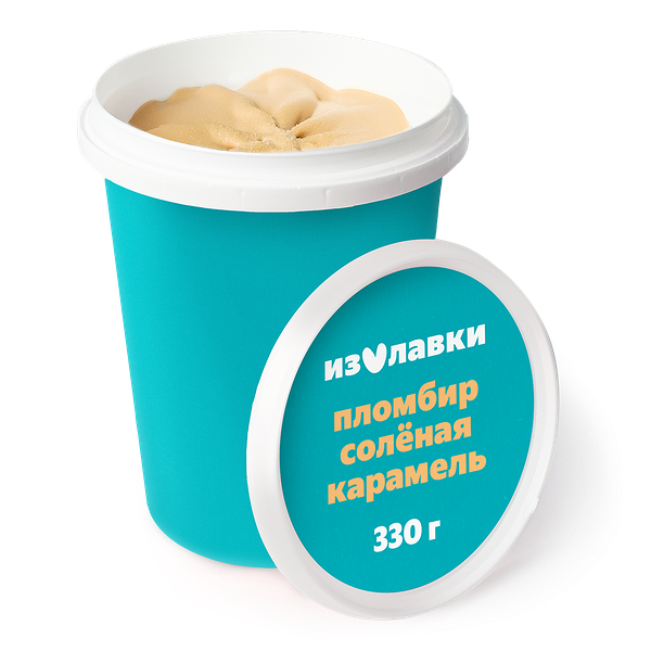 Мороженое пломбир «Из Лавки» солёная карамель