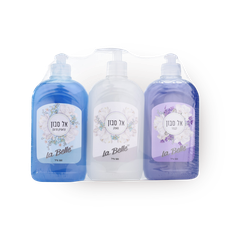 La Balle mixed blue white purple soap pack
