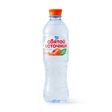 Вода «Святой источник» со вкусом персика негазированная, 500 мл ...