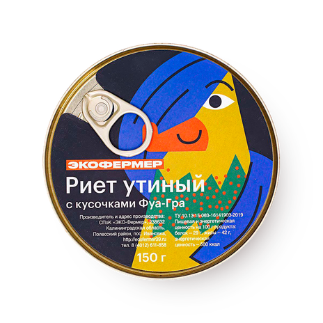 Риет утиный с Фуа-гра Экофермер