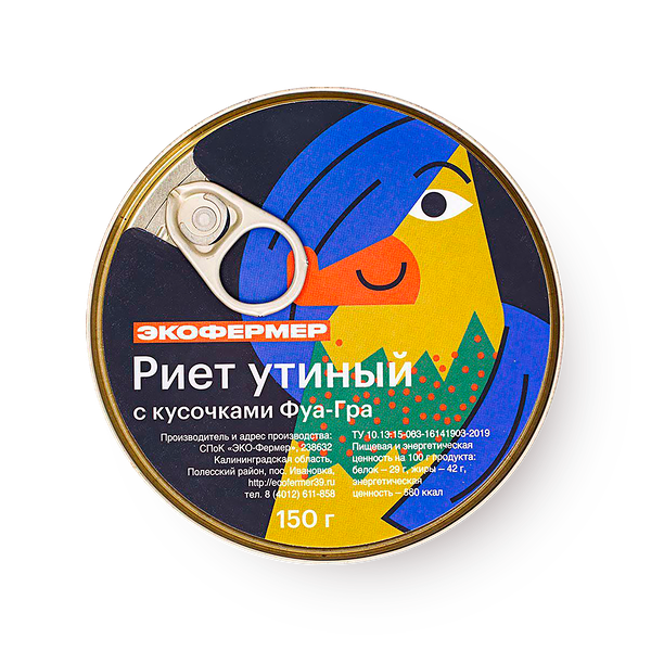Риет утиный с Фуа-гра Экофермер