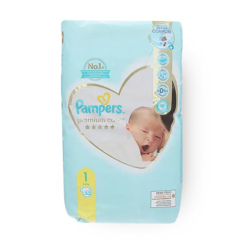 Pampers premium care hot sale diapers size 1