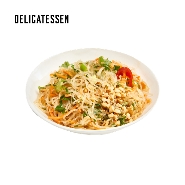 Delicatessen Asian spicy noodle salad