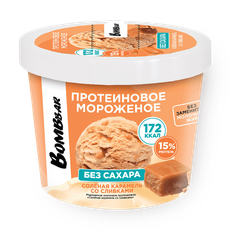 Мороже­ное проте­иновое Bombbar карамель-сливки