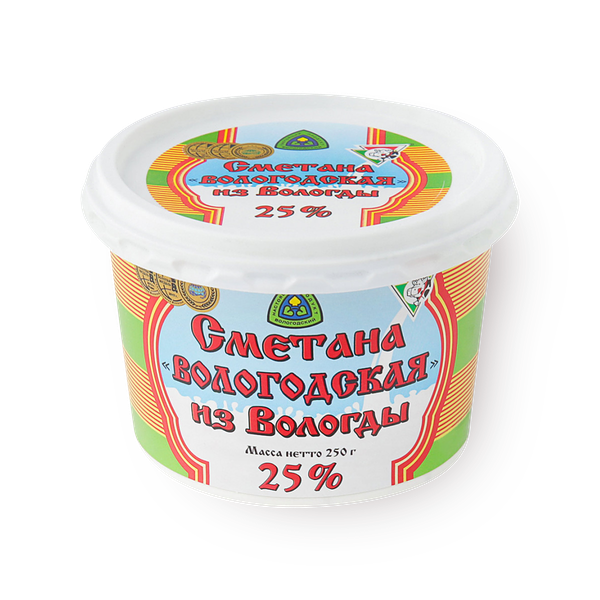 Смета­на 25% Из Волог­ды