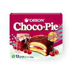 Печенье Orion Choco Pie Cherry вишня