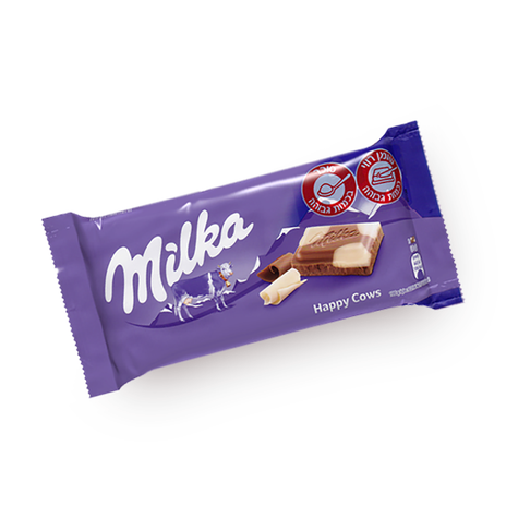 Milka milk chocolate with white chocolate