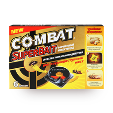 Ловушки от тараканов Combat Super Bait, 6 дисков — купить с доставкой ...
