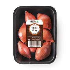 Packed shallots
