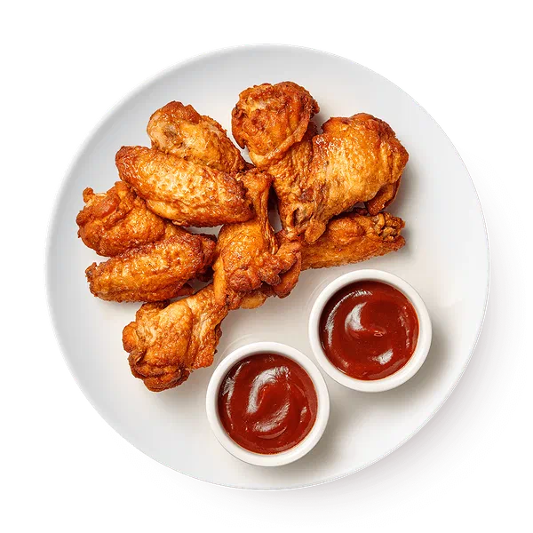 Большая порция крылышки BBQ , 8 шт