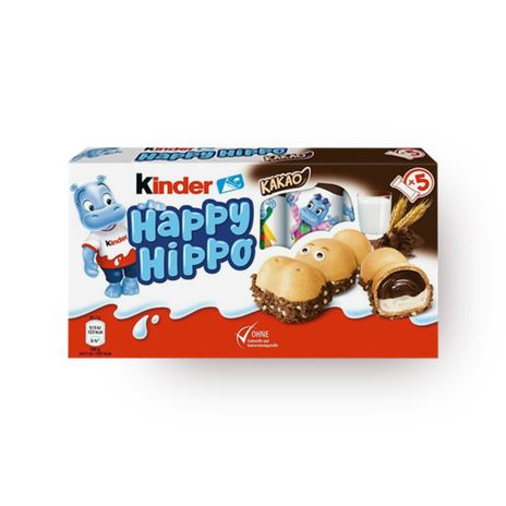 Батончики Kinder Happy Hippo с шоколадно-молочной начинкой 5 шт.