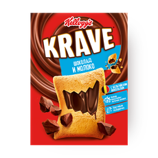 Подушеч­ки Krave Kellogg`s шоколад-молоко