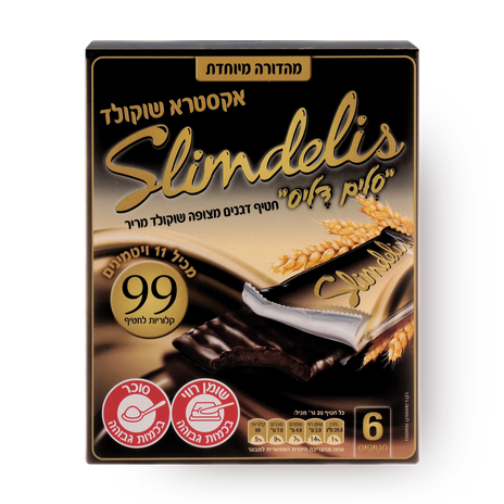 Slimdelis Cereal snack dark chocolate extra