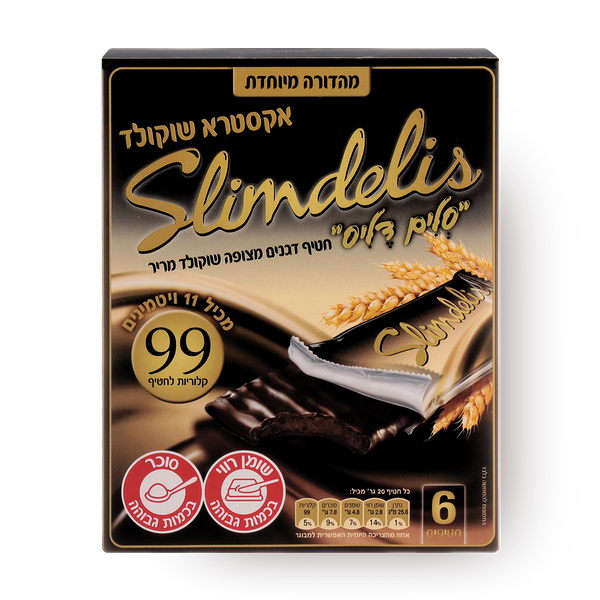 Slimdelis Cereal snack dark chocolate extra