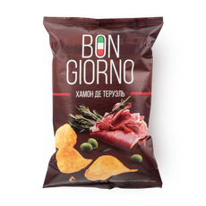Чипсы Bon Giorno Хамон де Теруэль, 90 г — купить с доставкой из Яндекс ...