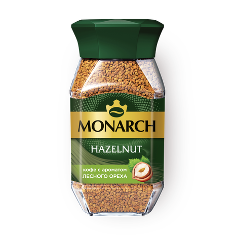 Кофе растворимый Hazelnut Monarch с ароматом лесного ореха