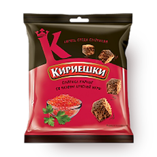 Сухарики ржаные «Кириешки» с красной икрой 40 г — купить в Лыткарине по ...