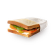 פרוסה עם גבינה צהובה