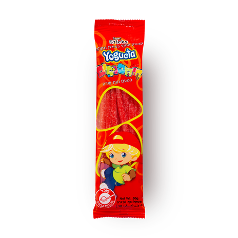 Yogueta Sour sticks strawberry flavor candies