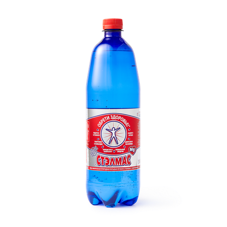 Вода минеральная «Стэлмас» Mg+ лечебно-столовая газированная, 1 л ...