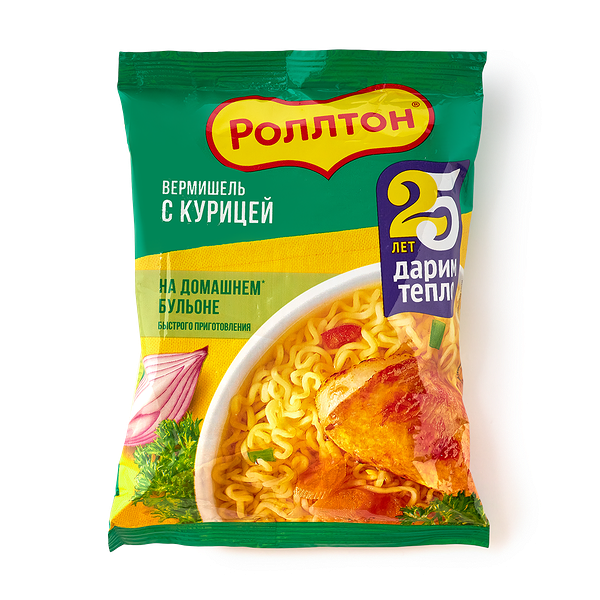 Верми­шель Роллтон с курицей