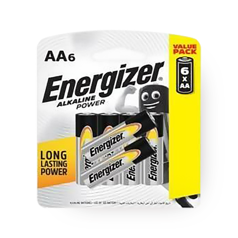 סוללות AA6 ENERGIZER אלקליין פאוור