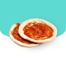 Half-baked pizza