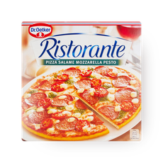 Пицца Ristorante Dr.Oetker салями-моцарелла-песто замороженная — купить ...