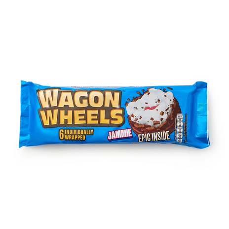 Печенье Jammie Wagon wheels с суфле и джемом в глазури
