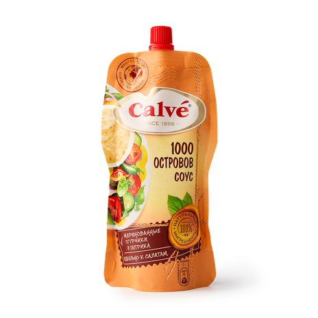 Соус 1000 островов Calve, 230 г — купить с доставкой из Яндекс Лавки
