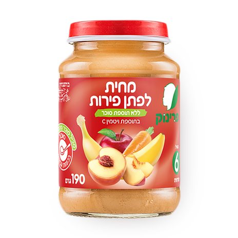 פרינוק מחית לפתן פירות צנצנת