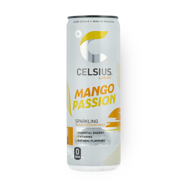 CELSIUS mango passion fruit sparkling