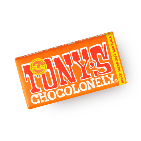Tony's milk chocolate caramel sea salt