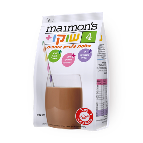 maimon׳s Chocolate Plus with a flavor that children love