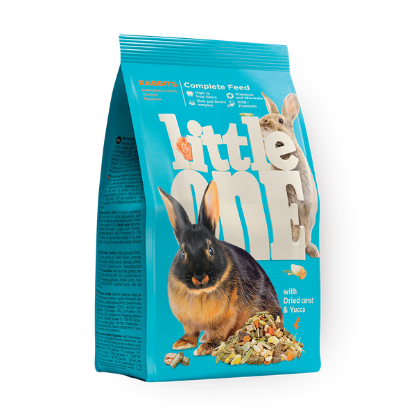 Корм для кроликов Little One с сухой морковью и юккой